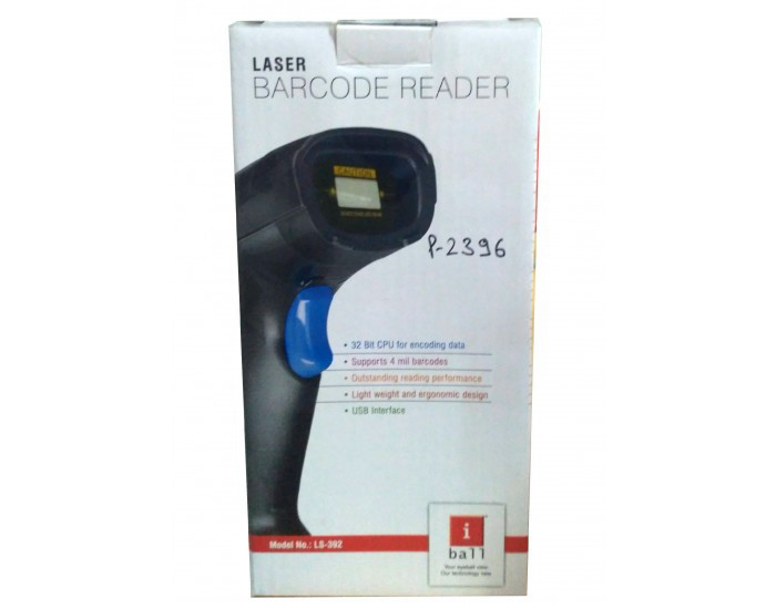 IBALL BARCODE SCANNER LASER LS392 1D